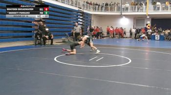 114 lbs Round Of 16 - Brayden Broadwater, Belle Vernon vs Bennett Ferraro, Pine-Richland