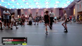 62 lbs Quarterfinals (8 Team) - Cason Gates, MO Outlaws Gold vs Beckett Golay, MO Outlaws Black