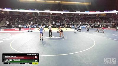 II-170 lbs Cons. Round 2 - Aiden Brito, Riverdale Kingsbridge Academy vs Michael Franco, Chester