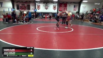 285 lbs Round 3 - Kaden Clark, Prairie City Monroe vs Zach Conlon, Dubuque Hempstead