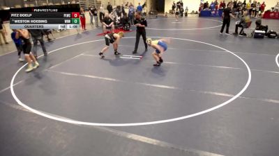 10U - 140 lbs Quarters - Clayton Trembath, Hastings Wrestling Club vs Chase Bontjes, Minnesota