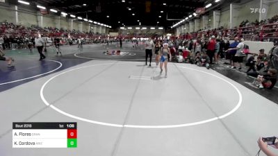 88 lbs Quarterfinal - Alexa Flores, Grant County Elite vs Kalia Cordova, Arizona Heat