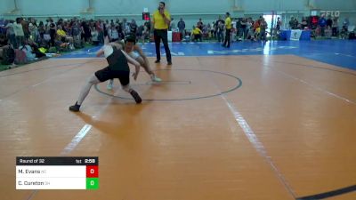 C-132 lbs Round Of 32 - Magnum Evans, NC vs Cameron Cureton, OH