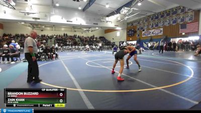 132 lbs Cons. Round 5 - Brandon Buzzard, La Serna vs Zain Khan, Alta Loma