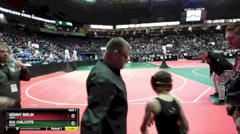 65 lbs Champ. Round 2 - Kai Chilcote, EAG2 vs Kenny Bielik, AUS1