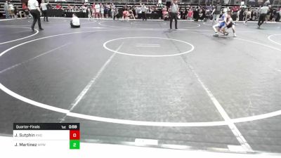 100 lbs Quarterfinal - Jacob Sutphin, King Select vs Jagger Martinez, Wolf Pack Wrestling Club