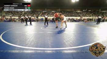120 lbs Round Of 16 - Barrett Johnson, Pauls Valley Wrestling Club vs Hazen Crank, Raw Wrestling Club