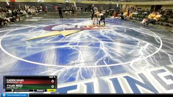 120 lbs Round 3 (4 Team) - Tyler Reed, Apple Valley vs Caden Haag, Dover Eyota