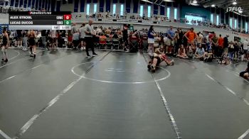 72 lbs Round 4 (6 Team) - Alex Strobl, Cocoa Beach WC vs Lucas Ducos, Creeks Wrestling