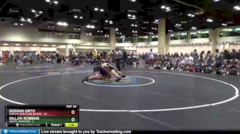 285 lbs Round 9 (10 Team) - Dillon Robbins, South Johnston vs Domani Orto, Dakota Wrestling Nation