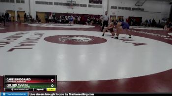 157 lbs Cons. Semi - Cade Sundgaard, Concordia Moorhead vs Payton Kostka, Minnesota State Mankato
