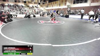 55 lbs Round 1 - Landon Cantu, Coachella Valley Wrestling Clb vs Jace Apodaca, Central Coast Most Wanted