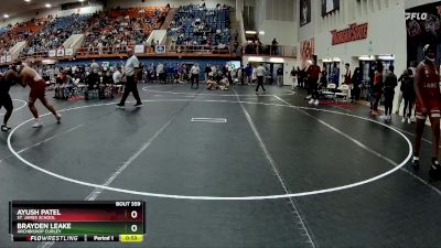 285 lbs Cons. Round 3 - Brayden Leake, Archbishop Curley vs Ayush Patel, St. James School