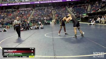 1A 190 lbs Quarterfinal - Eric Brantley, Pamlico County vs Hampton Blackwell, Jimmy C. Draughn