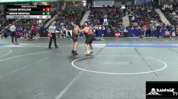 170 lbs Cons. Round 2 - Logan Nicholson, Smoky Valley vs Abram Mendoza, Ulysses WC