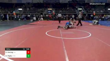 192 lbs Quarterfinal - Soren Herzog, The Community vs Anthony Rigby, Harepth High School