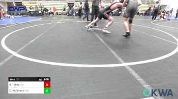 155 lbs Final - Stran Talley, Cowboy Wrestling Club vs Carter Robinson, Pawnee Wrestling Club