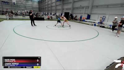 182 lbs Round 1 (6 Team) - Nate Poss, Kansas Blue vs Cason Howle, South Carolina