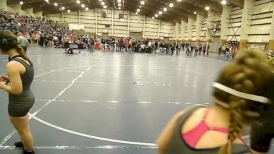 130 lbs Cons. Round 2 - Kenya Wiggill, Syracuse vs Samantha Reynolds, Juab