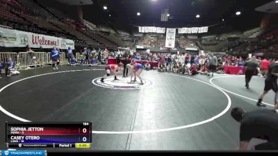 164 lbs Round 1 (16 Team) - Sophia Jetton, MDWA vs Casey Otero, LAWA