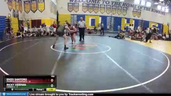 152 lbs Round 3 (8 Team) - Ricky Herman, Camden 2 vs Enzo Santoro, Maximum Performance