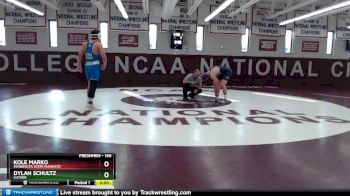 165 lbs Quarterfinal - Kole Marko, Minnesota State Mankato vs Dylan Schultz, Luther