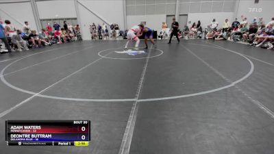 175 lbs Placement Matches (16 Team) - Adam Waters, Pennsylvania vs Deontre Buttram, Oklahoma Blue