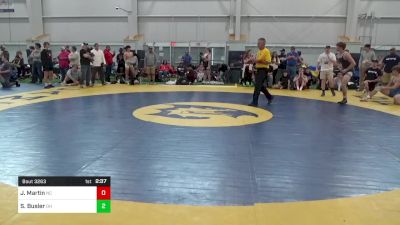 E-153 lbs Quarterfinal - John Martin, NC vs Stone Busler, OH