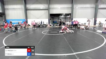 49 kg Rr Rnd 4 - Daylee Watson, MGW Vanquishers vs Paige Weiss, Jersey United Pink