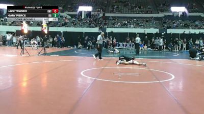 Rookie 6-8 110 Cons. Round 3 - Gary Pierce, Bull Island Grappling vs Jack Tenorio, Grizzly Wrestling Club