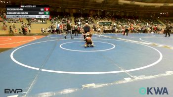 55 lbs Consi Of 8 #2 - Tucker Korb, Vinita Kids Wrestling vs Connor Johnson, Spartan Wrestling Fort Smith