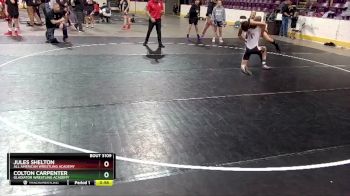 118-119 lbs Round 3 - Colton Carpenter, Gladiator Wrestling Academy vs Jules Shelton, All American Wrestling Academy