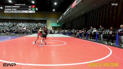 135 lbs Semifinal - Aurora Spencer, Steel City Reloaded vs Ilianna Cosic, Peterson Grapplers