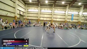 165 lbs Semis & Wb (16 Team) - Kaizen DeToles, Utah Black vs Leif Larwin, Oregon 2