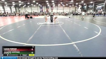 72 lbs Rd# 7- 10:45am Saturday Final Pool - Lucas Forman, Agression Legionaries vs Shaefer Hoffman, PA Silver