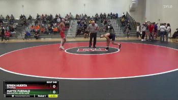 150 lbs Cons. Round 1 - Efren Huerta, Ottumwa vs Mattix Furnald, Burlington Notre Dame