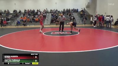 150 lbs Cons. Round 1 - Efren Huerta, Ottumwa vs Mattix Furnald, Burlington Notre Dame