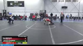 80 lbs Finals (2 Team) - Eli Oberheim, Mat Attack vs Lincoln Glennon, PA Alliance Red