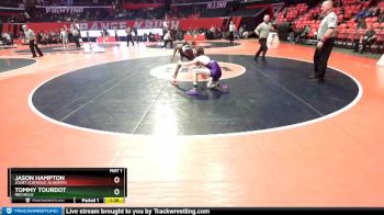 2A 113 lbs Champ. Round 1 - Jason Hampton, Joliet (Catholic Academy) vs Tommy Tourdot, Rochelle