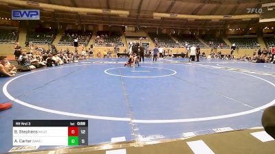 55 lbs Rr Rnd 3 - Bronson Stephens, Mojo Mulisha 12U vs Arya Carter, Broken Arrow Wrestling Club