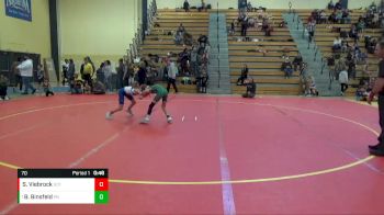 70 lbs Round 5 - Brooklyn Binsfeld, Paynesville Bulldogs vs Sawyer Viebrock, St Croix Falls