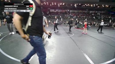 80 lbs Consi Of 16 #1 - Gennarro Melia, Compete Wrestling Academy vs Luke Muraglia, Triumph Trained