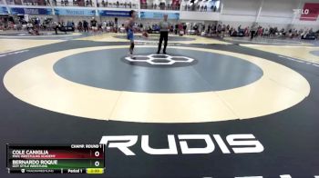 107 lbs Champ. Round 1 - Cole Caniglia, MWC Wrestlilng Academy vs Bernardo Roque, Izzy Style Wrestling