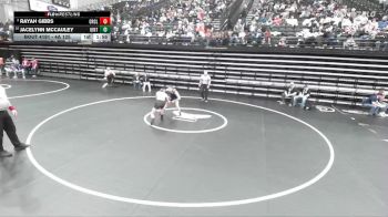 4A 125 lbs Cons. Round 1 - Jacelynn McCauley, Uintah vs Rayah Gibbs, Crimson Cliffs