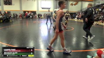 N-21 lbs Quarterfinal - Cooper Finke, Waverly Area Wrestling Club vs Branham Allen, New London Tigers