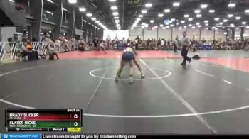 96 lbs Round 4 (6 Team) - Slater Hicks, Team California vs Brady Slicker, PA Silver