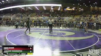 2A 120 lbs Champ. Round 1 - Aiden Baker, Heritage vs Jashawn Washington, Lincoln