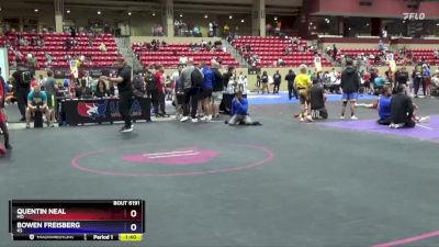 67 lbs Round 3 - Quentin Neal, MO vs Bowen Freisberg, KS