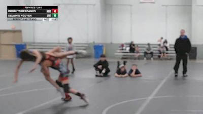 64 lbs Round 5 (8 Team) - Bhodi Tsikerdanos, Neighborhood Wrestling vs Delainie Nguyen, 84 Athletes