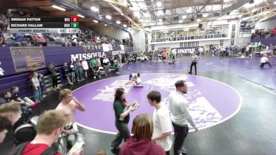 165 lbs Champ. Round 1 - Richard Hallam, Missoula Sentinel vs Brenan Patton, Mead